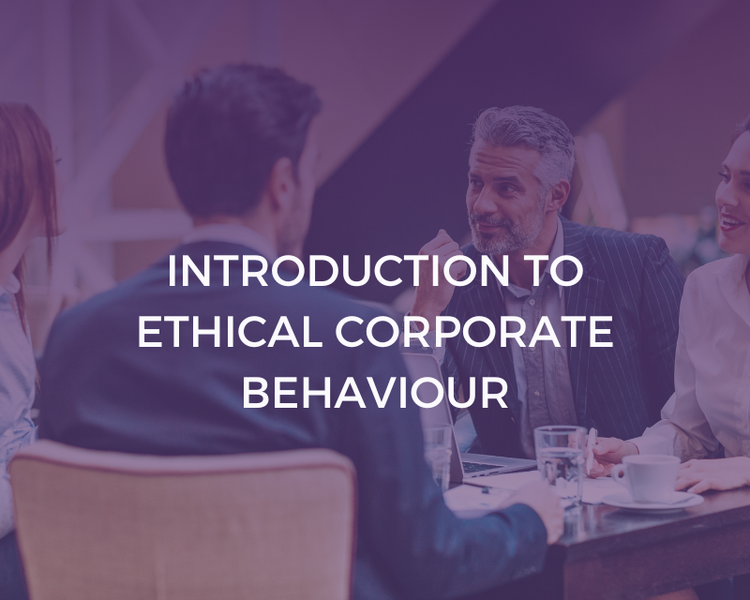 Introduction to Ethical Corporate Behaviour – Learning Curve Group