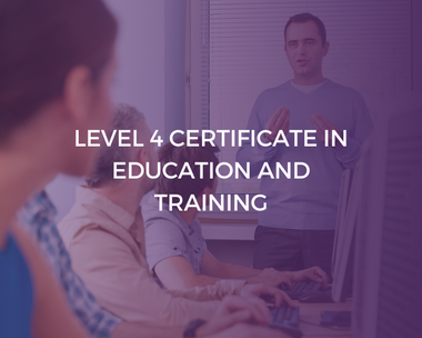 NCFE Level 4 Certificate in Education and Training