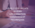 NCFE Level 2 Certificate in Lean Organisation Management Techniques