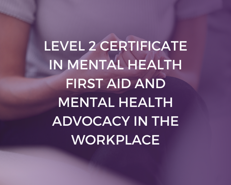 NCFE Level 2 Certificate in Mental Health First Aid and Mental Health ...